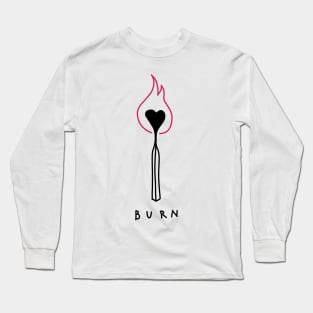 Match Heart Burn Long Sleeve T-Shirt